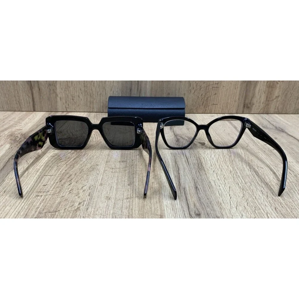 Prada Sunglasses & Eyeglasses Lot PR 23YS 51mm + VPR 20Z 52mm Italy Frames Only